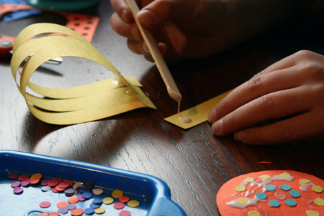 making flowers - step 4