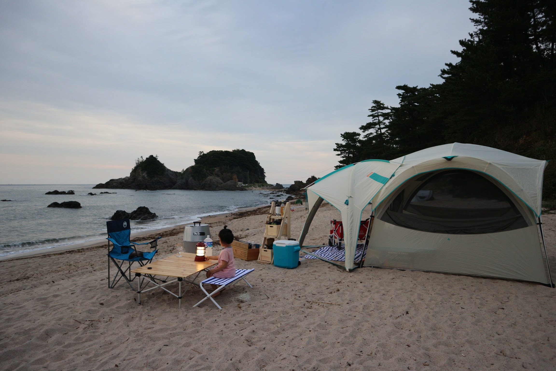 丹後半島の高嶋キャンプ場で海キャンプしてきました Chaoras チャオラス 公式サイト