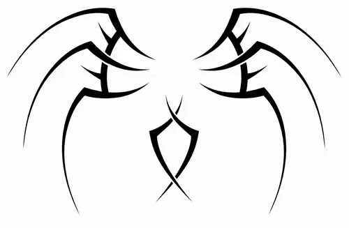 tattoo designs angels. Cross Tribal Wing Tattoo