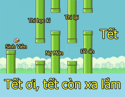 Với sinh viên, Tết vẫn còn xa lắm.
