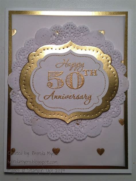 25  best ideas about 50th Anniversary Cards on Pinterest  
