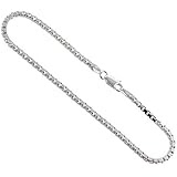Sterling Silver 2.1 mm Heavy Italian Box Chain Necklace NICKEL FREE, 18 in.