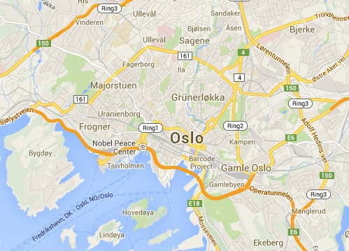 Oslo Cartina Geografica