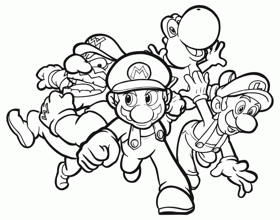 Free Super Mario 3d Land Coloring Pages Download Free Clip Art Free Clip Art On Clipart Library