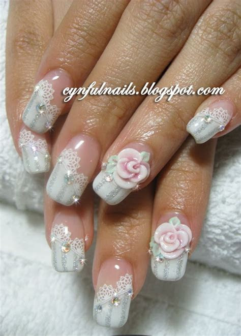 Trendy Wedding Nail Designs