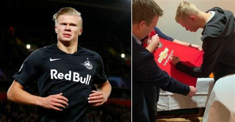 Lars windhorst wird in monaco ausgezeichnet, erling haaland macht unauffällig werbung und riccardo basile gründet eine wg. Why Erling Haaland Signed Manchester United Shirt