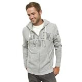 NFL New Orleans Saints Zip Hoodie, Steel, Medium