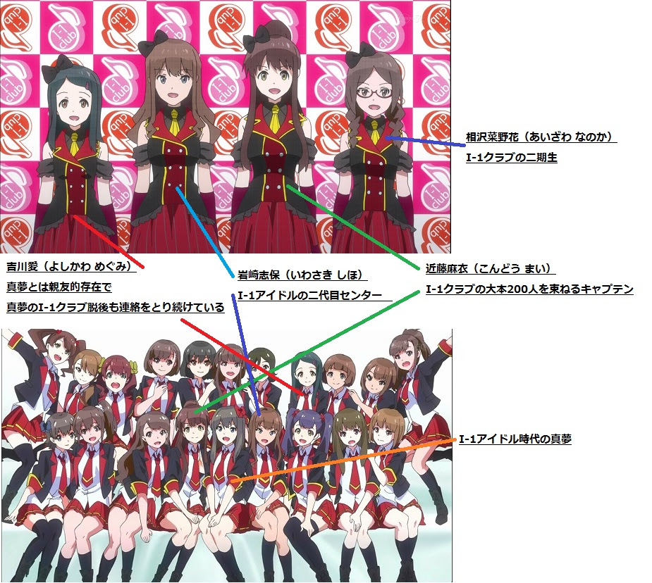 Wake Up Girls わかりやすいキャラ覚え画像 ライブで着ていた制服特定 聖地巡礼動画もあがる 盛り上がってるな やらおん