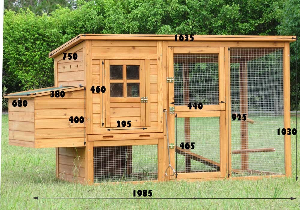 Chicken Coop Large Chook Shed HEN House G200 Aussie 1 Year Warranty 