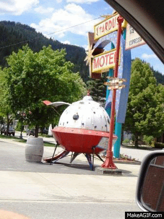 wallace idaho space ship on Make A Gif