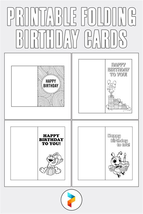 quarter fold card template