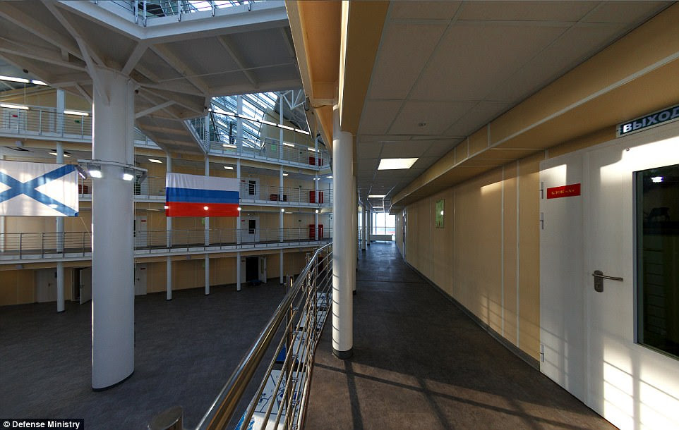 While parts of the base remain top secret, military chiefs have offered a glimpse at the interior of the building