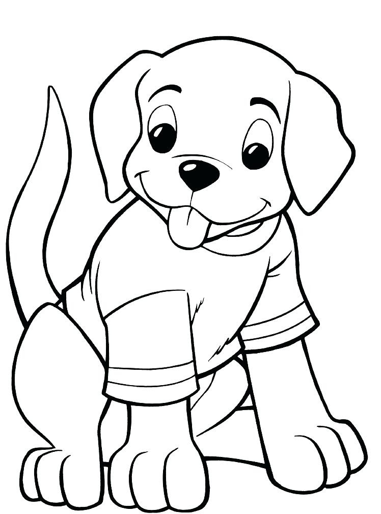 Dog Coloring Pages Printable at GetDrawings | Free download