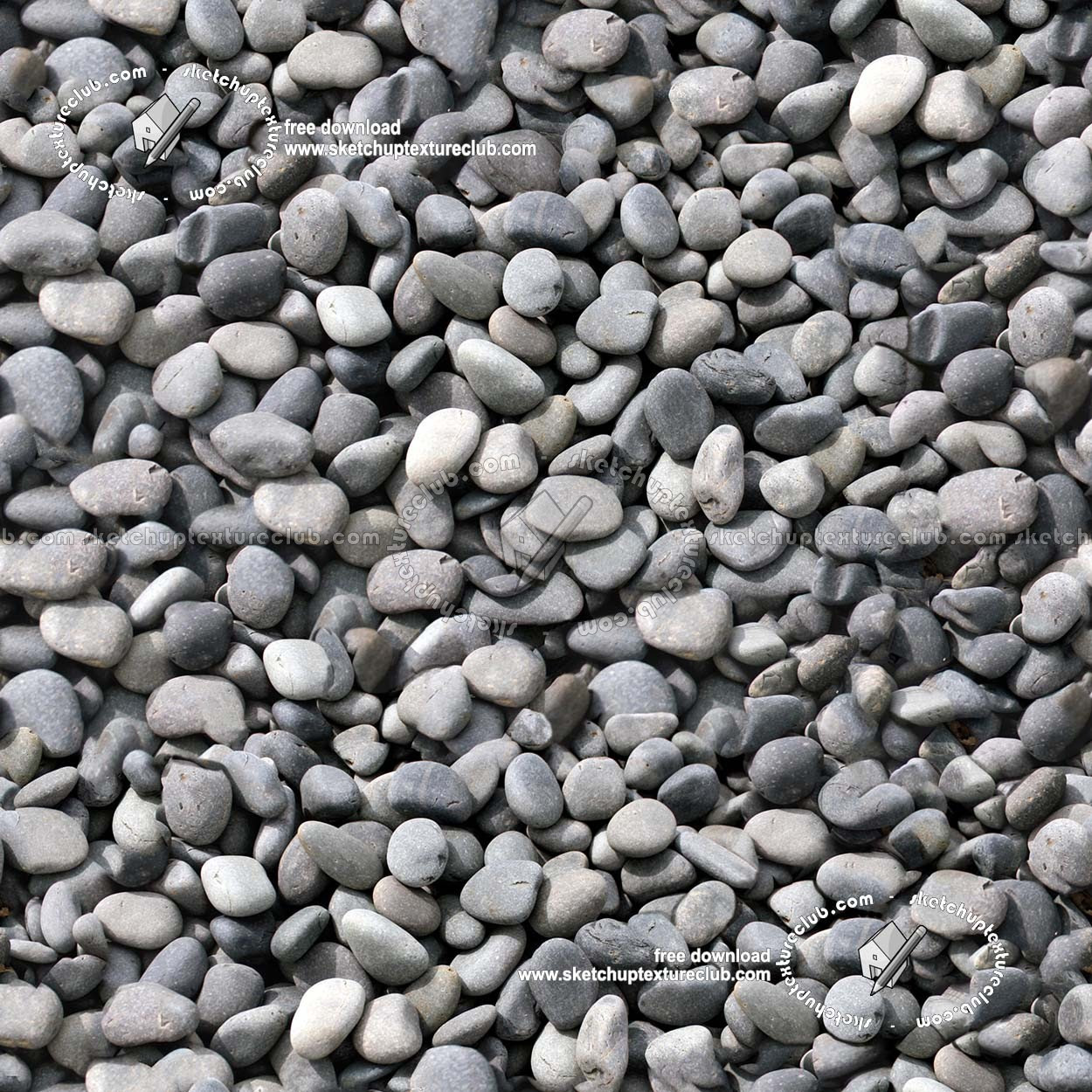 River pebbles stone texture seamless 19750