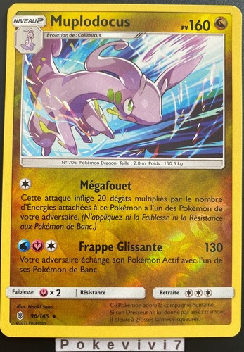 Pokemon Individual Cards Carte Pokemon Muplodocus 96 145 Holo Reverse Soleil Et Lune 2 Sl2 Fr Neuf Christograce