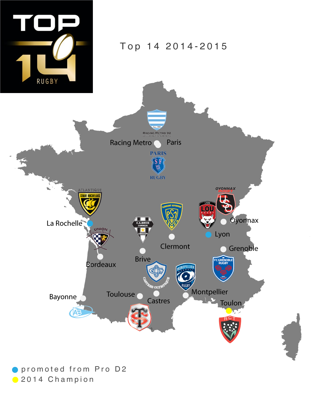 Top14 2014/15 jerseys: The Good, the Bad and the Ugly ...