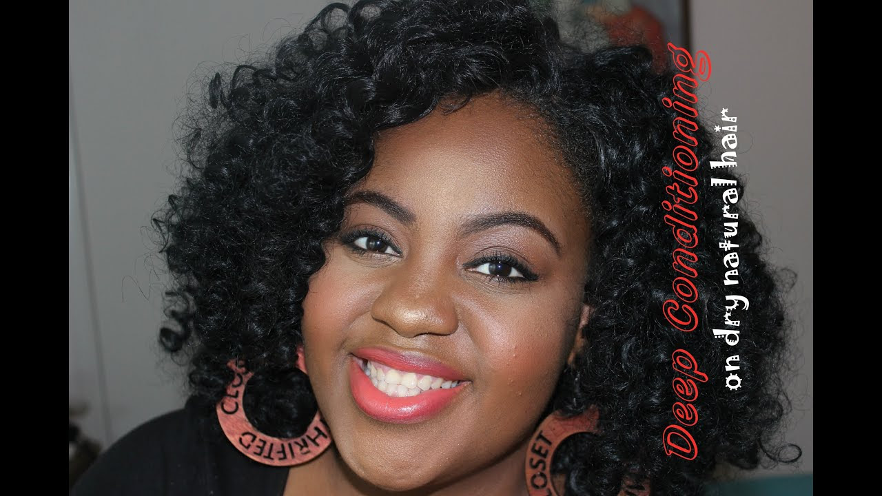 Deep Conditioning on Dry "Natural Hair" | "Low Porosity ...