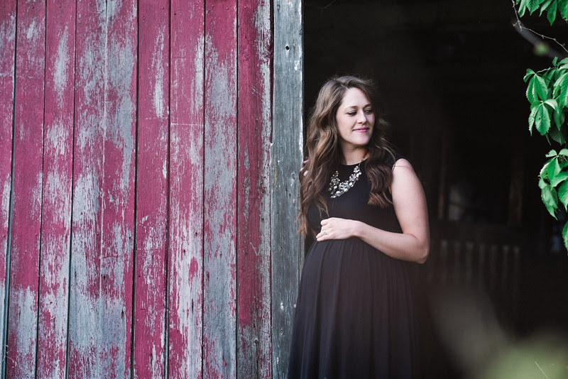 Maternity photos with excited parents-to-be at Rock Cut State Park on a gorgeous spring day.