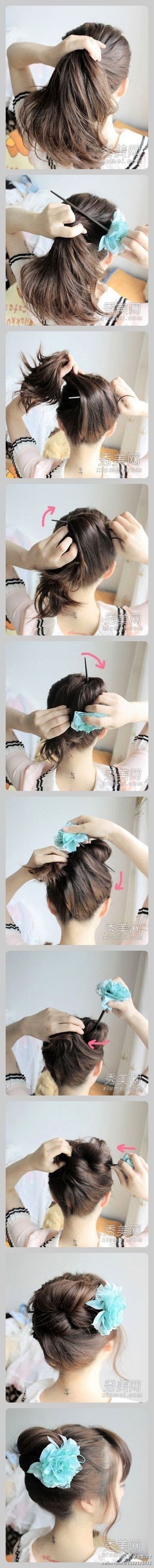 #DIY #Cute #Bun #Hairdo #Hairstyle