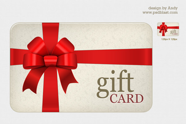 11 Gift Card PSD Templates Images - Gift Card Template ...