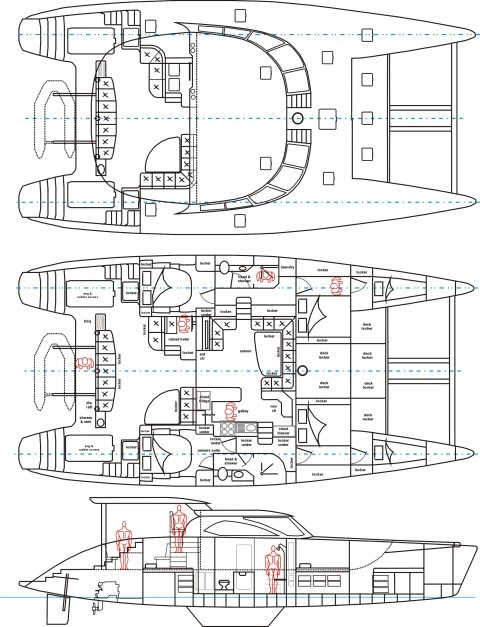 Catamaran Design Plans free steel work boat design software ...