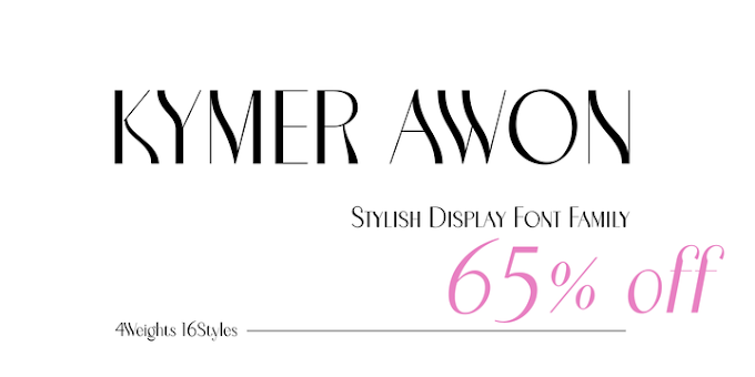 Kymer Awon fonts from Brenners Template - (hdrvn)