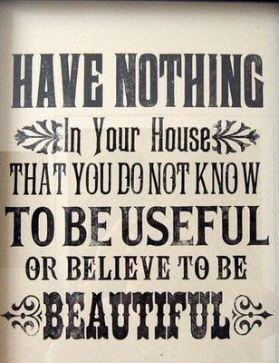 Seriously.  Clutter is stress-inducing  ~  & not just in a house ...  in life too.
