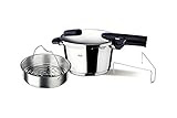 Fissler FSSFIS5852 Vitaquick Pressure Cooker with Perforated Inset, 4.5 L, Stainless Steel