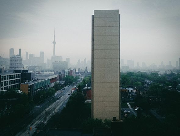 Toronto hazy