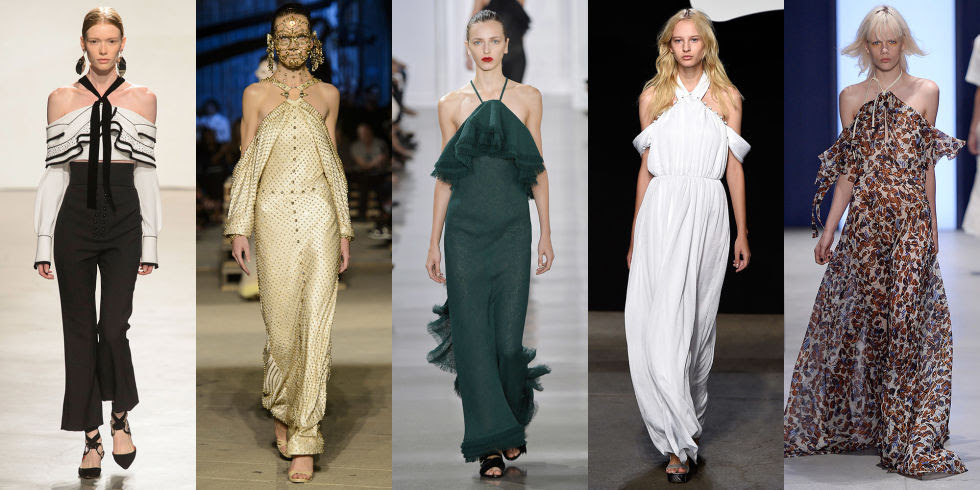 Consider it a new riff on the off-the-shoulder top we saw all last spring. Spotted at Proenza Schouler, Givenchy, Jason Wu, ADEAM, and Derek Lam, this silhouette was top among major designers. 

