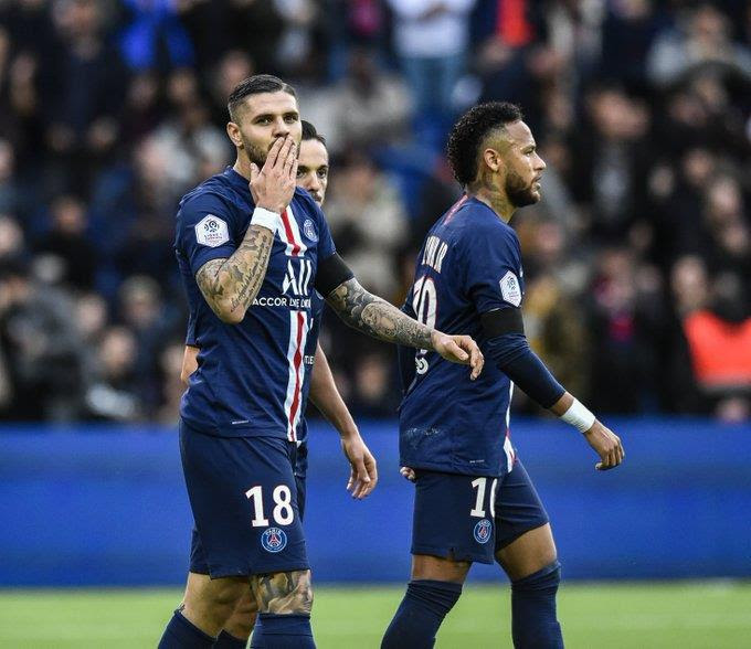 الدوري الفرنسي سان جيرمان يسحق انجيه ويحتفظ بالصدارة