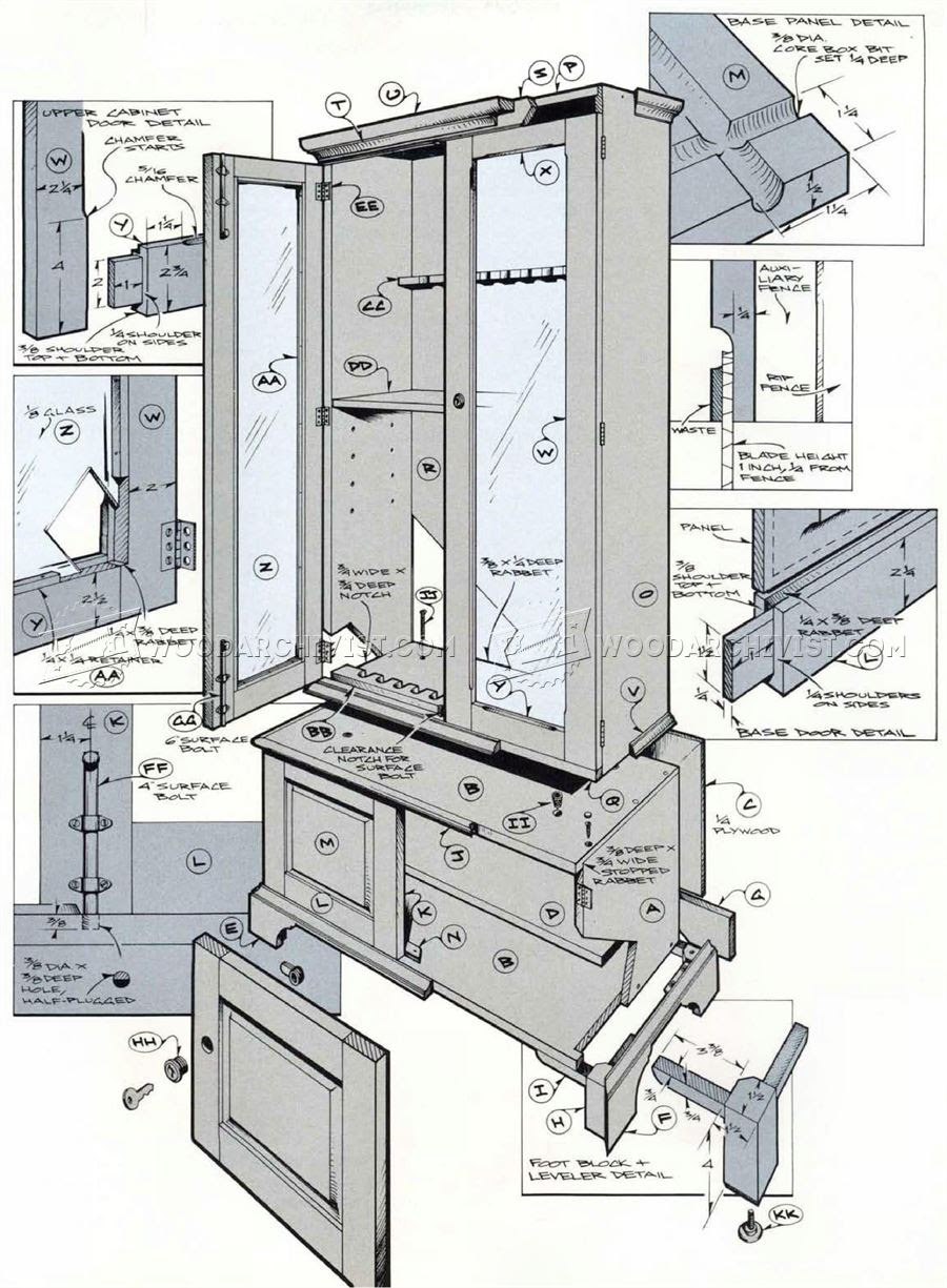 Gun Cabinet stock illustrations