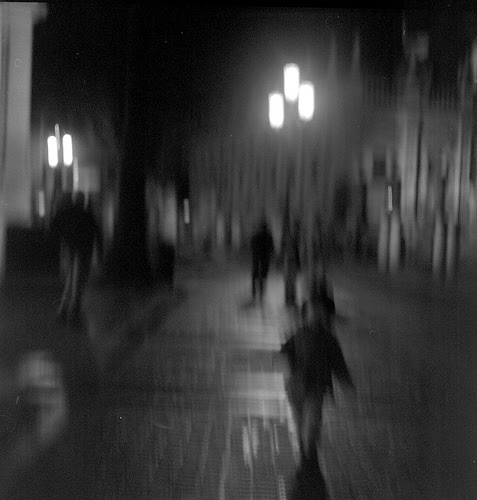 Zora runs at night...