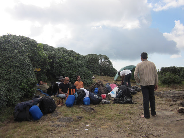 Kumara_Parvatha_Trek_Pushpagiri_top_Resting