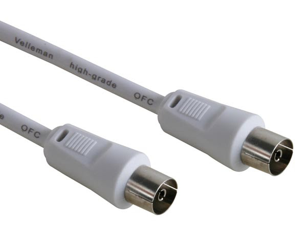 E44-Cordons Coaxial TV (ou TV ou Antenne TV) à partir de 1,00 €