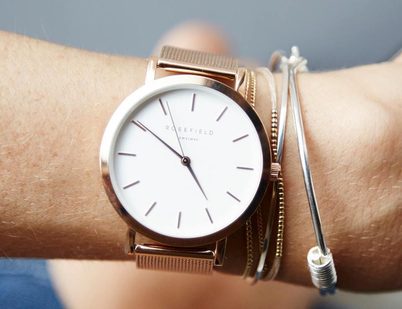 Rosefield Tribeca Rose Gold Watch