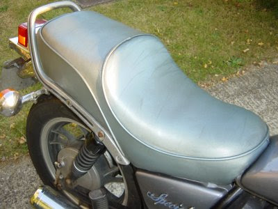 xj650 blog 1983 Silver Special XJ650 Maxim custom seat cover