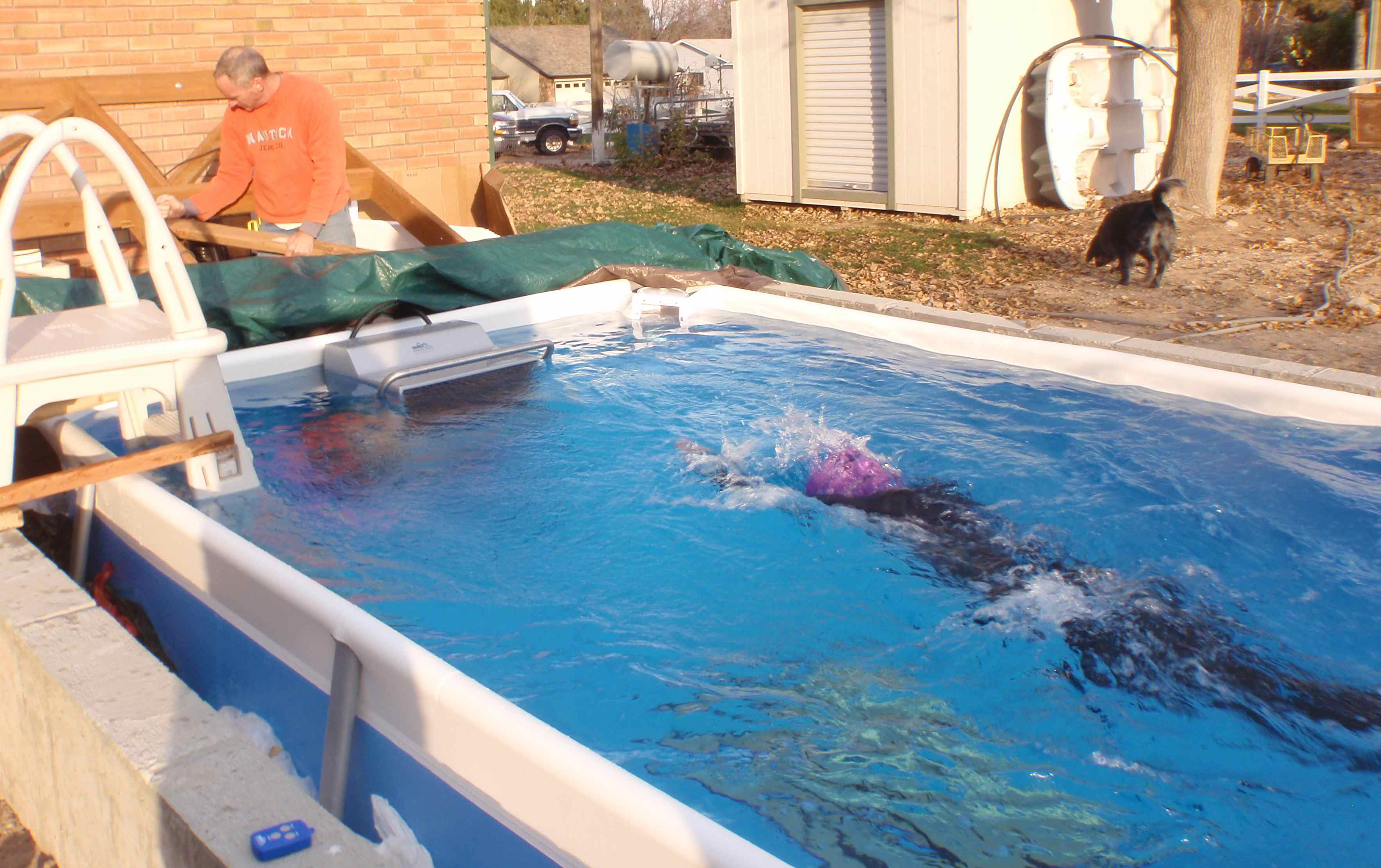 Swimming Pool Project - Using the Outdoor Endless Pools Fastlane ...