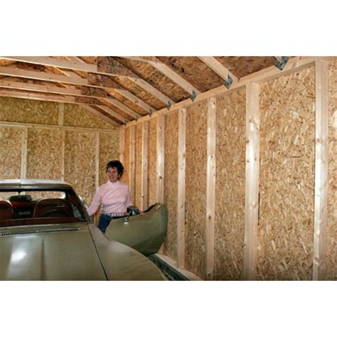 barns greenbriar  wood garage shed kit  pre