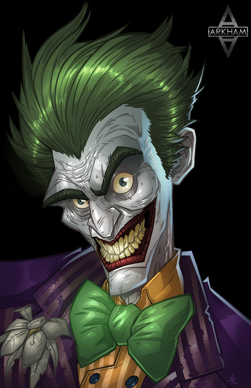 Arkham City: The Joker by Bing-Ratnapala on DeviantArt