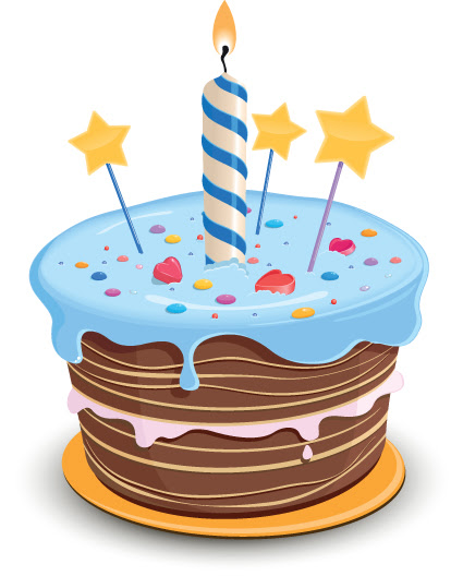 Set of birthday cake vector material 04 â Over millions vectors ...