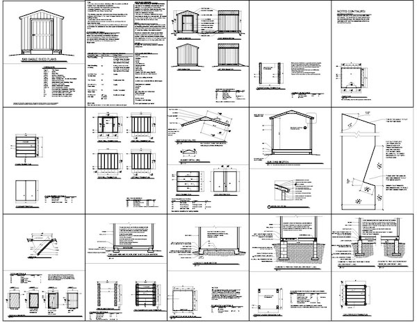 8x10 lean to shed plans myoutdoorplans free