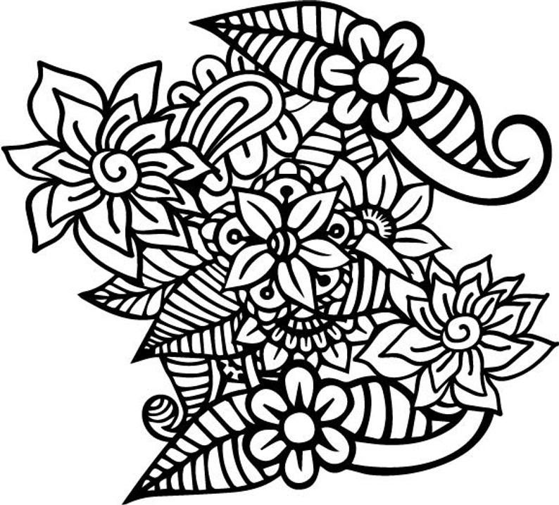 Download Mandala Flower Drawing | Free download on ClipArtMag