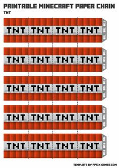 diy printable minecraft tnt - Clip Art Library