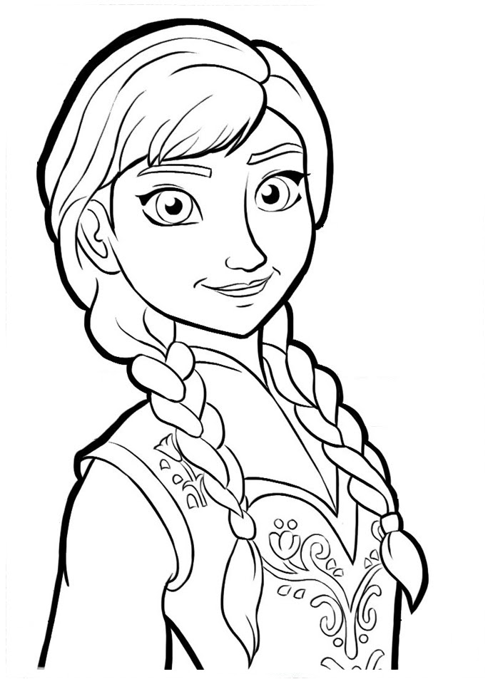 Frozen para colorear  Dibujos para Colorear pintar e 