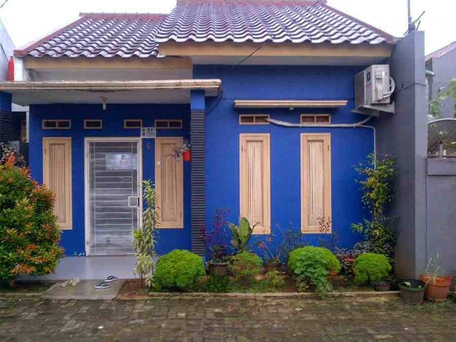 kombinasi warna  cat  luar rumah  minimalis  tampak depan yang 