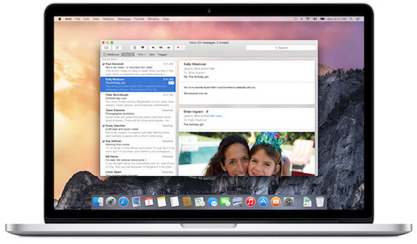 Mail OS X Yosemite