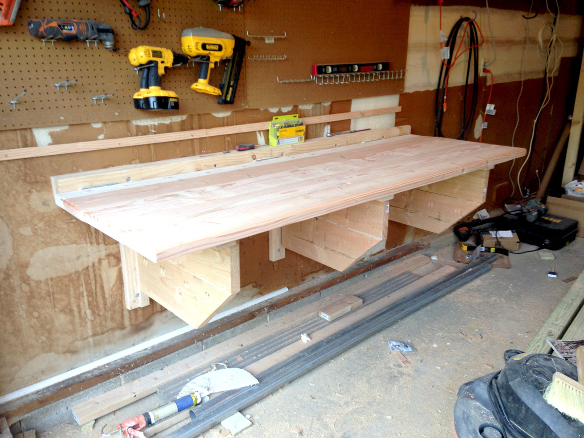 Ana White | Folding Workbench with Storage - DIY Projects
