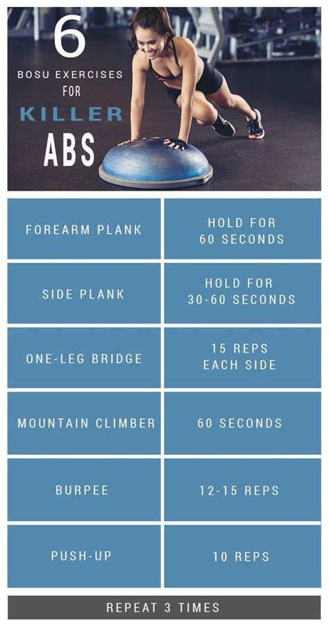 ab exercises bosu ball bosu bosu