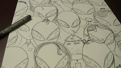 Groom Lake #4 Cover Progress